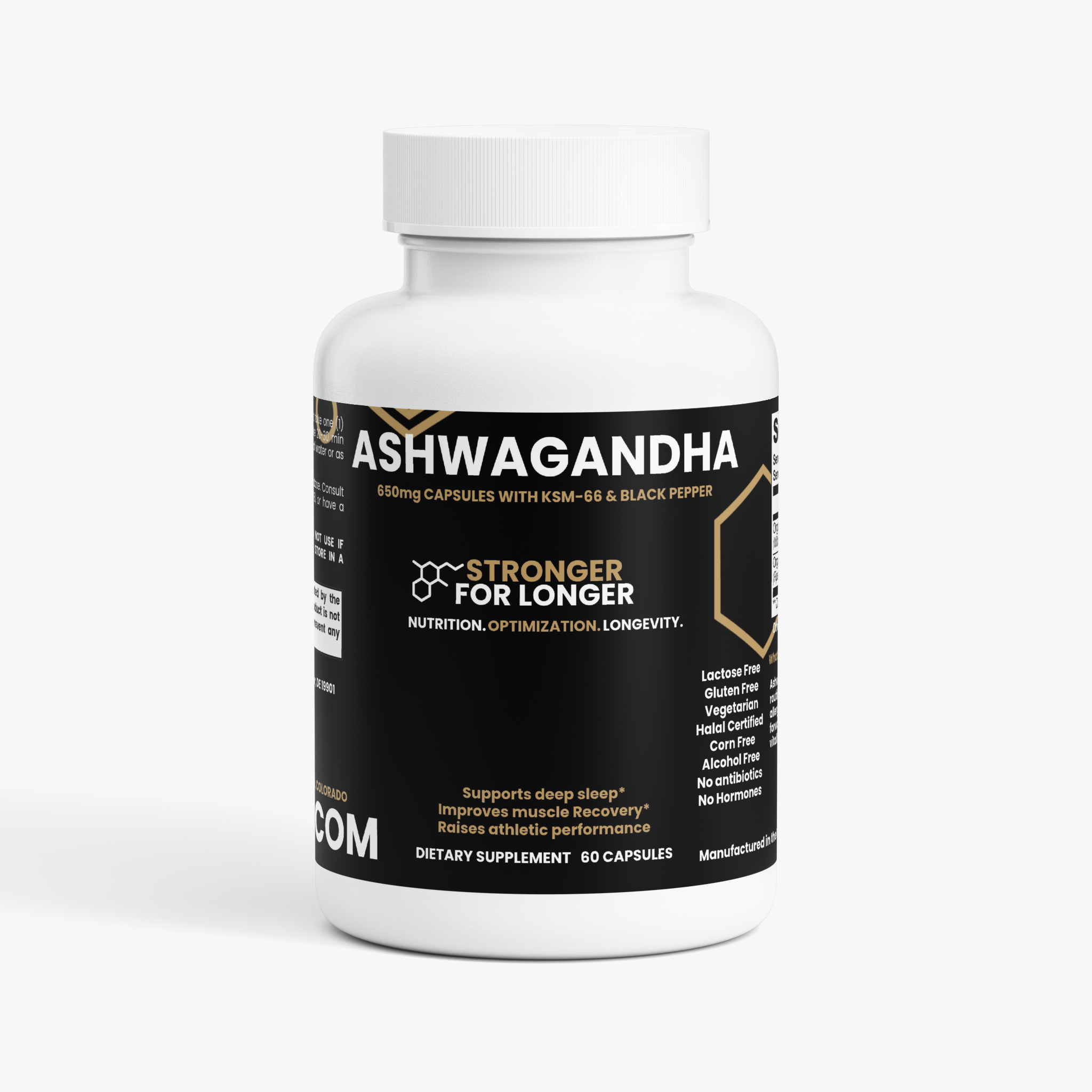 100% Pure Ashwagandha with KSM-66: Anxiety & Stress Relief