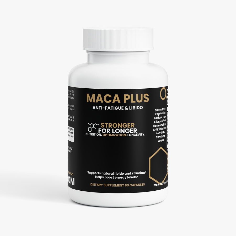Magic Maca: Organic Red, Black & Yellow Maca Root Capsules for Energy & Vitality Support