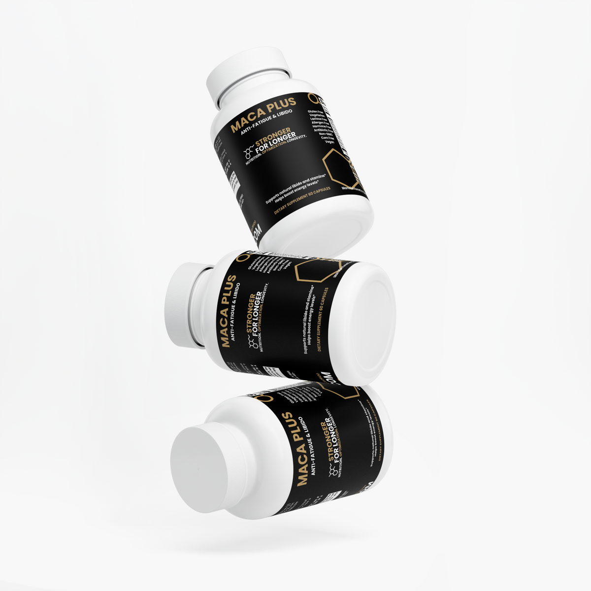 Magic Maca: Organic Red, Black & Yellow Maca Root Capsules for Energy & Vitality Support