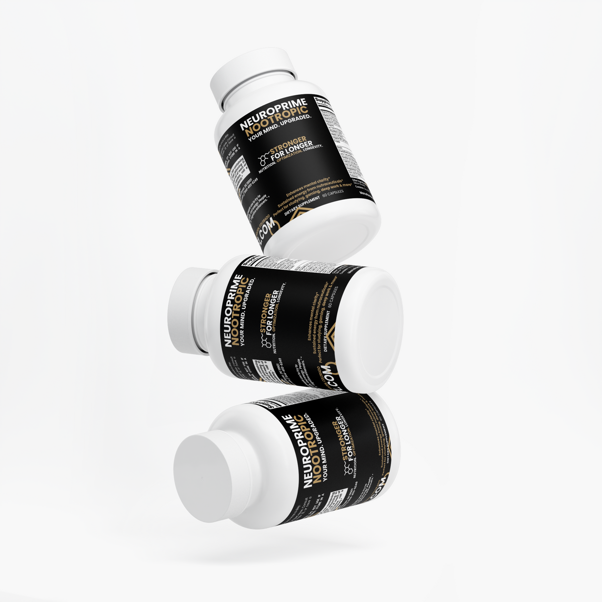 NeuroPrime Nootropic: 60 Veggie Capsules for Focus, Memory & Mental Clarity Support