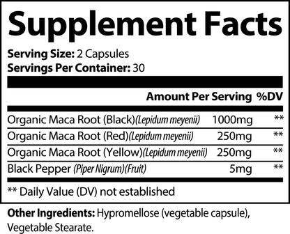 Maca Root: Anti-Fatigue & Libido