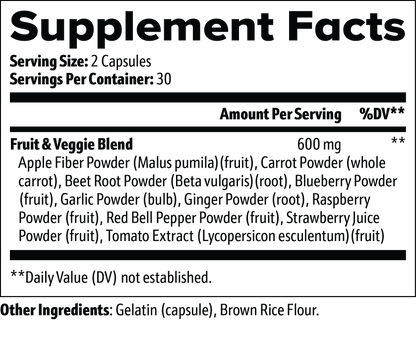 Fruits & Veggies MegaMix: Three Servings of Antioxidants