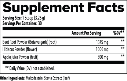All-Natural Beetroot Athletic Performance Powder