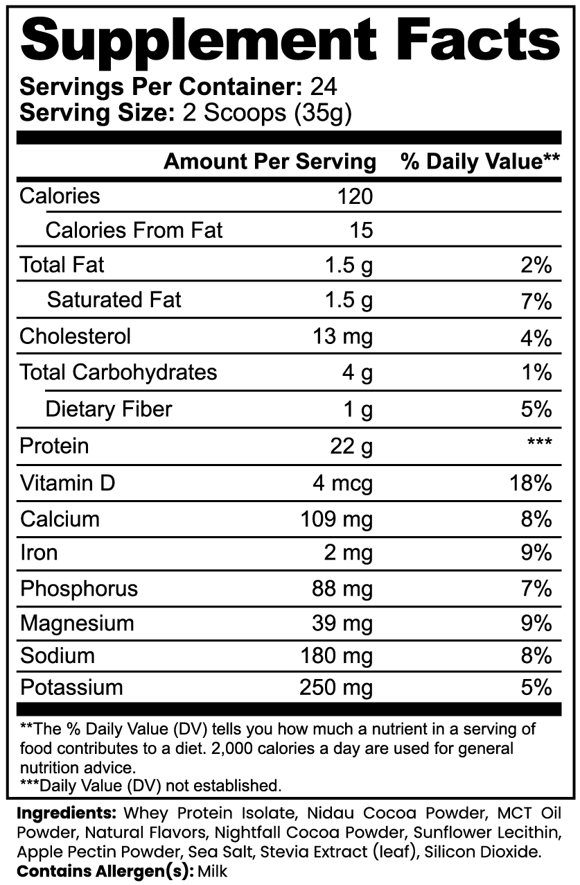 IsoForce Advanced 100% Pure Whey Protein - Chocolate Assault