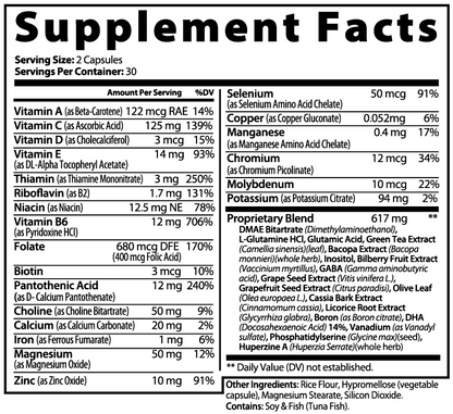 MindFuel Mushroom Nootropic Stack: 4-in-1 Daily Brain Optimizer