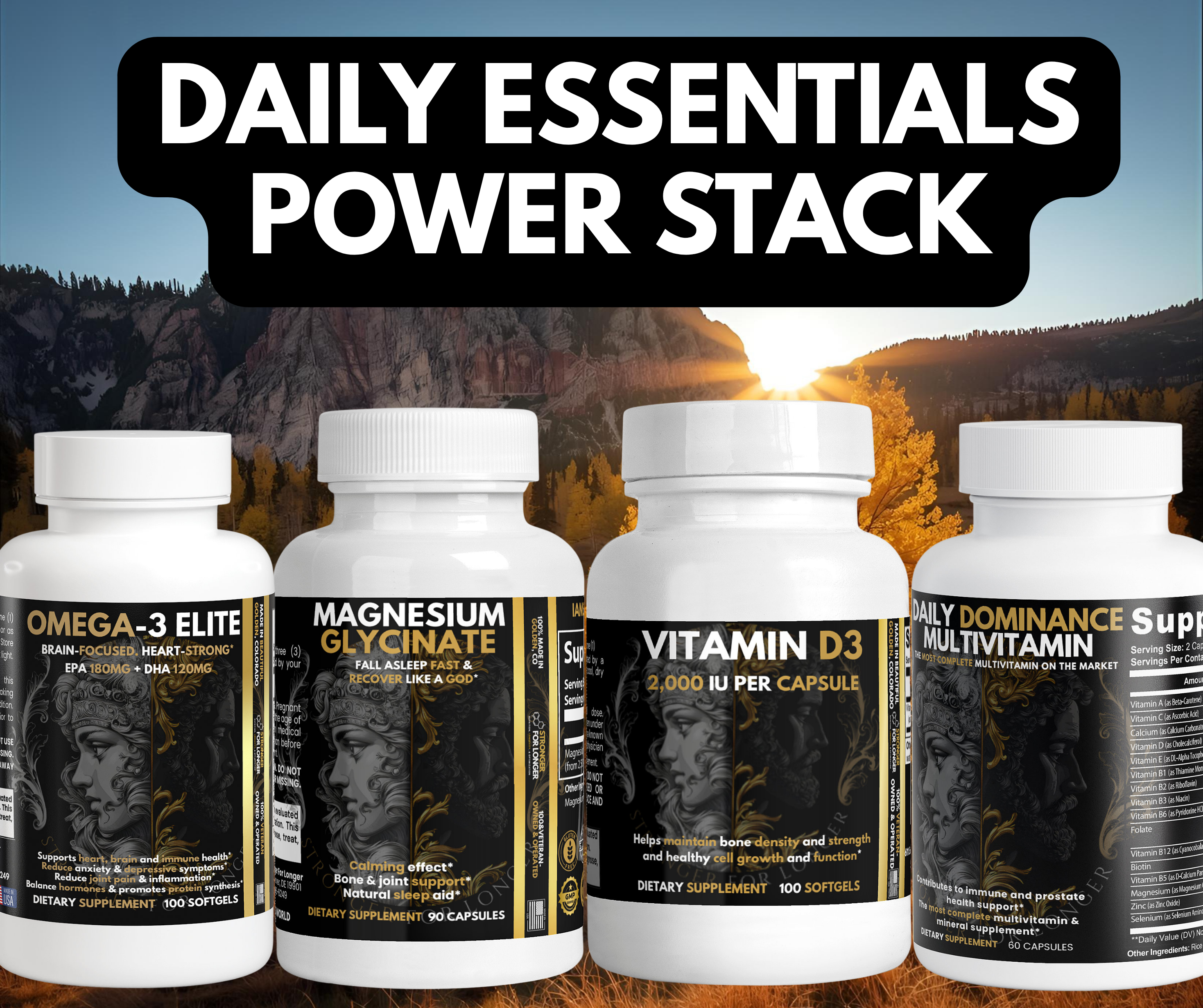 Daily Essentials Power Stack: The Everyday Necessities Bundle ...