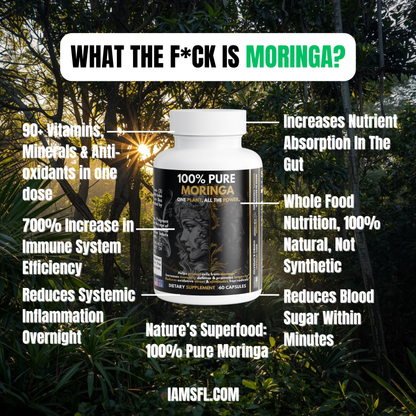 100% Pure Moringa: One Plant. All The Power